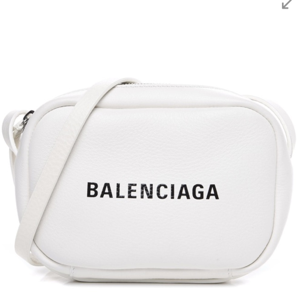 Balenciaga Camera Bag - white & black